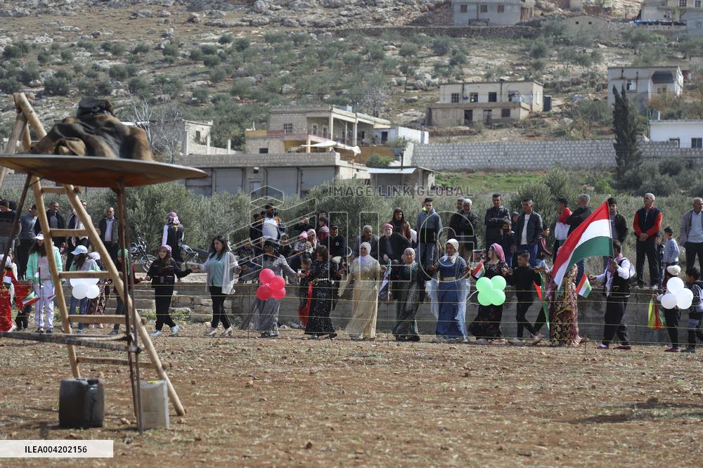 Syrian Kurds Celebrate Nowruz - Aleppo