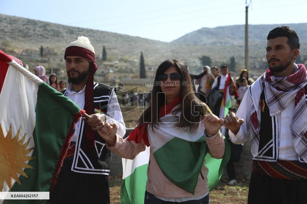 Syrian Kurds Celebrate Nowruz - Aleppo