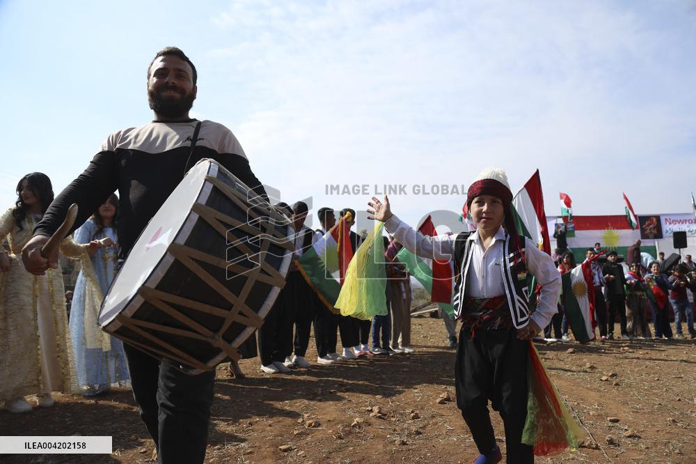 Syrian Kurds Celebrate Nowruz - Aleppo