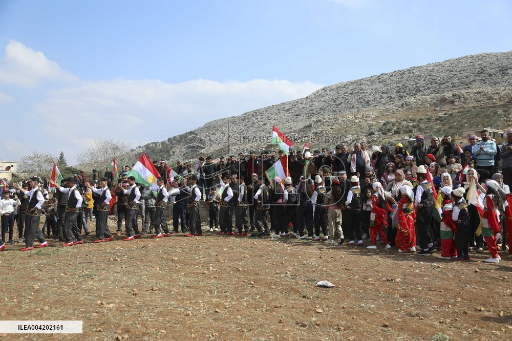 Syrian Kurds Celebrate Nowruz - Aleppo