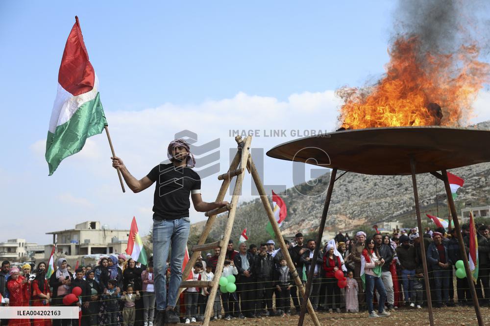 Syrian Kurds Celebrate Nowruz - Aleppo