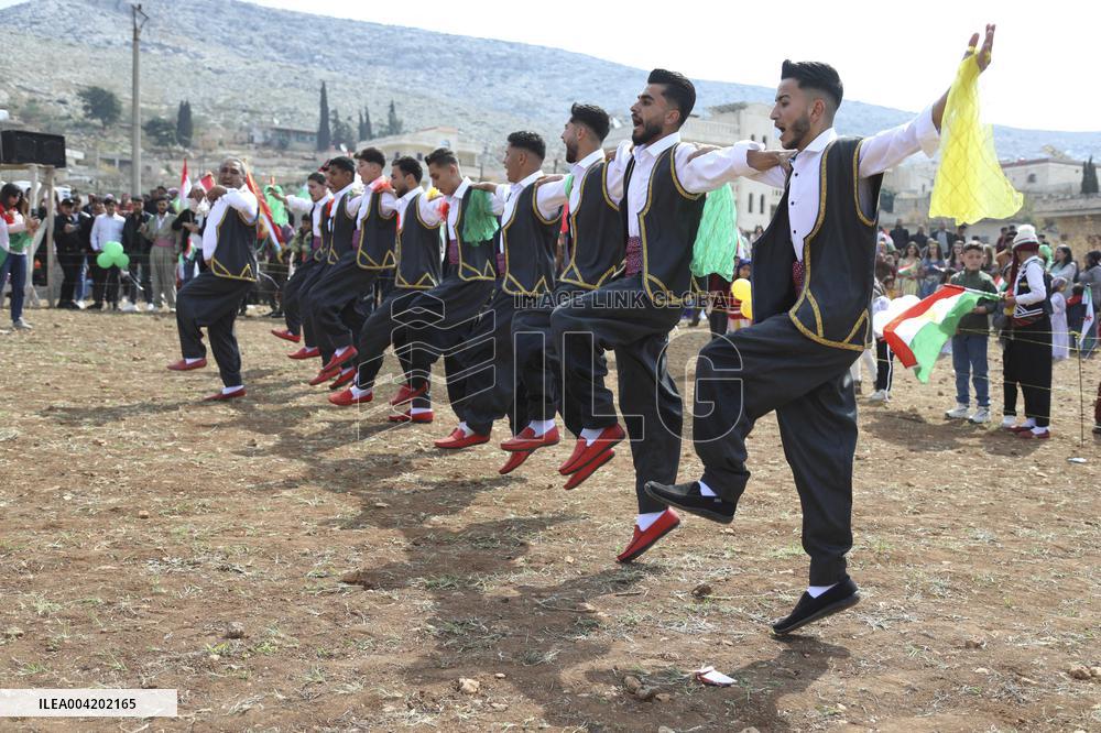 Syrian Kurds Celebrate Nowruz - Aleppo
