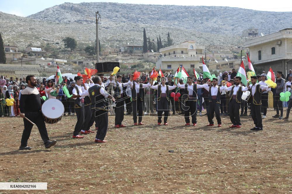 Syrian Kurds Celebrate Nowruz - Aleppo