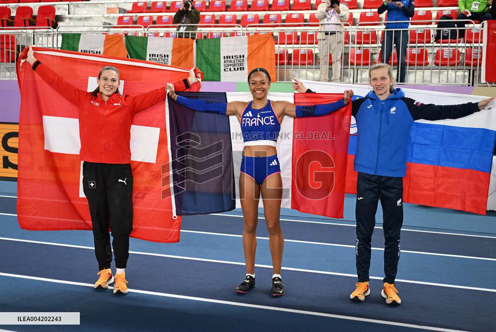 Marie-Julie Bonnin Of France Won Gold At World Athletics Indoor Championships In Nanjing