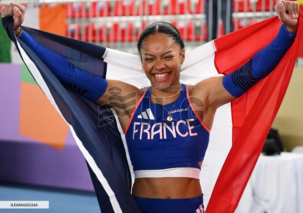 Marie-Julie Bonnin Of France Won Gold At World Athletics Indoor Championships In Nanjing