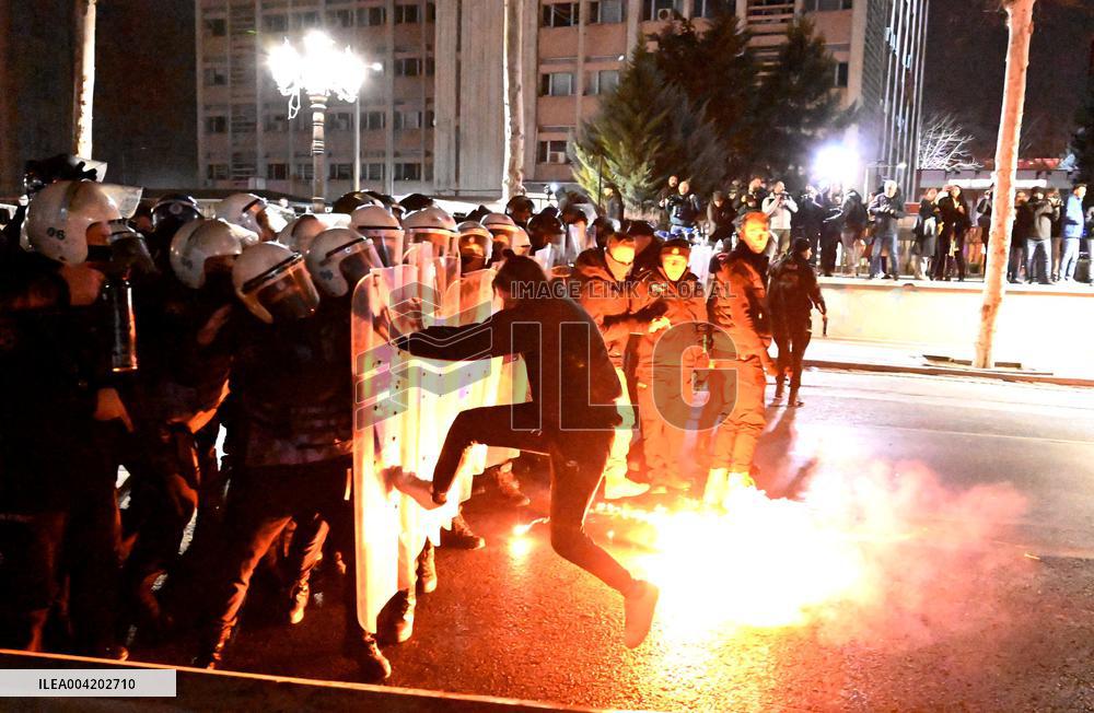 Protest Against the Arrest of Istanbul Mayor Imamoglu in Ankara