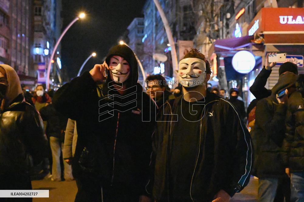 Protest Against the Arrest of Istanbul Mayor Imamoglu in Ankara