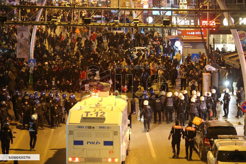 Protest Against the Arrest of Istanbul Mayor Imamoglu in Ankara