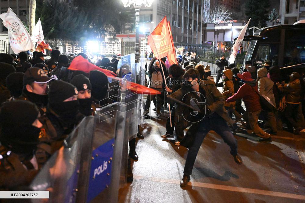 Protest Against the Arrest of Istanbul Mayor Imamoglu in Ankara