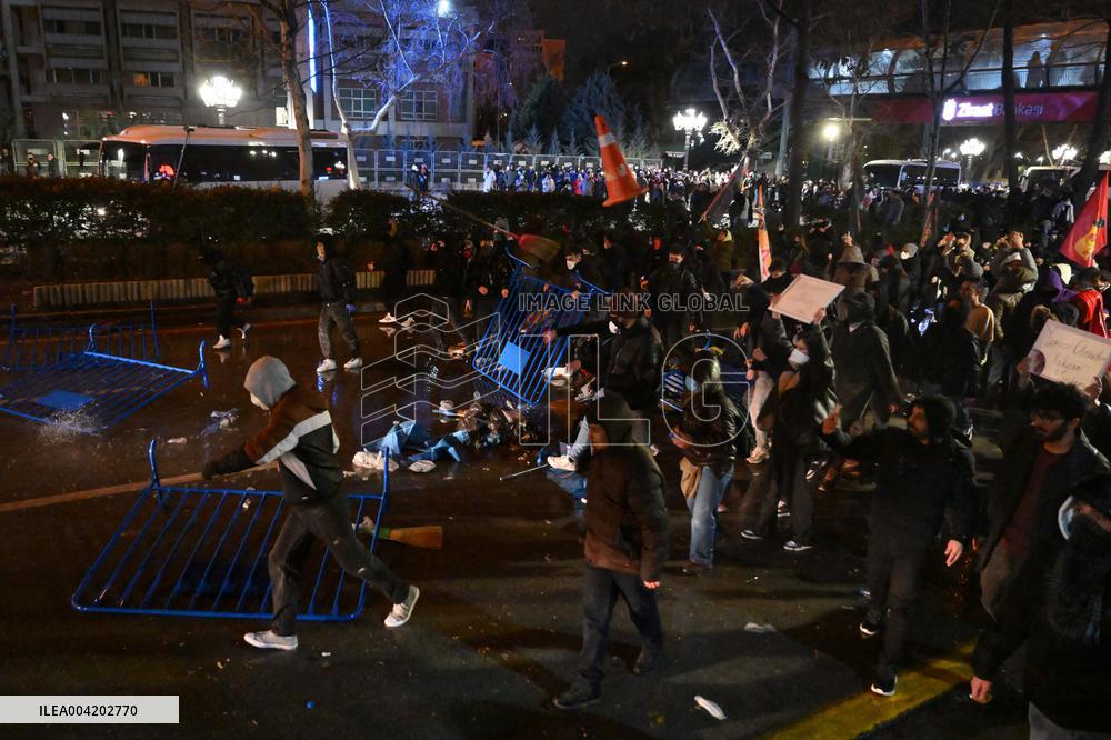 Protest Against the Arrest of Istanbul Mayor Imamoglu in Ankara