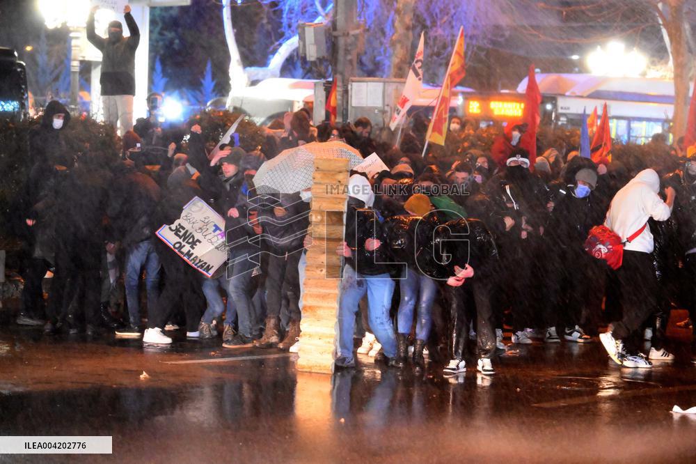 Protest Against the Arrest of Istanbul Mayor Imamoglu in Ankara