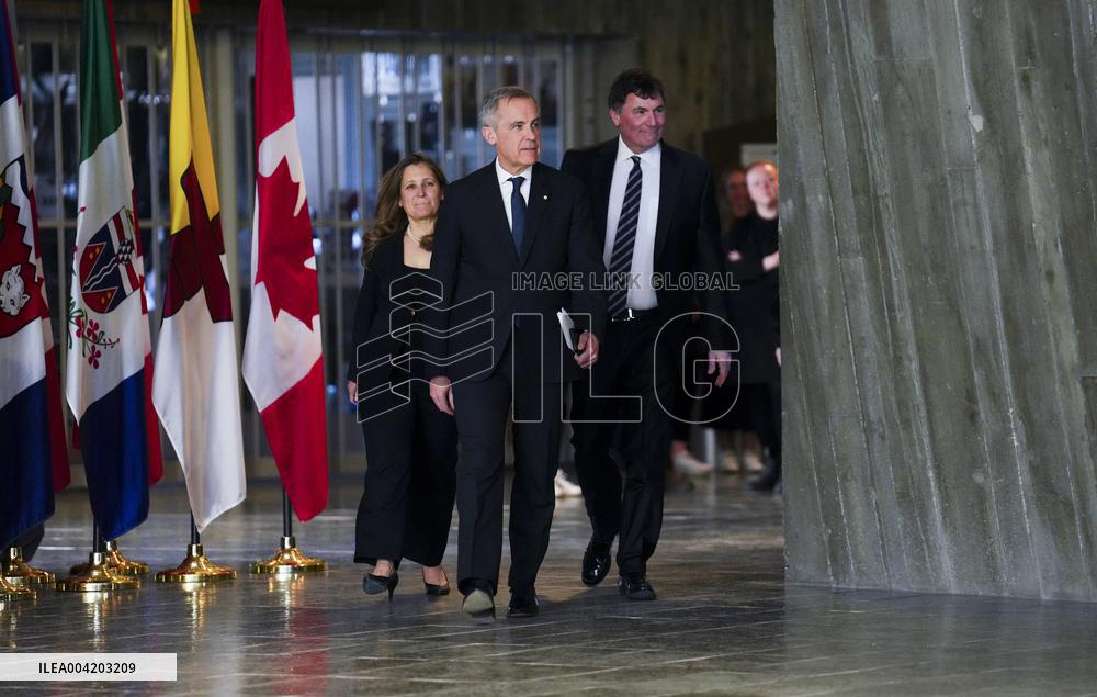 PM Mark Carney At The First Ministers Meeting - Canada