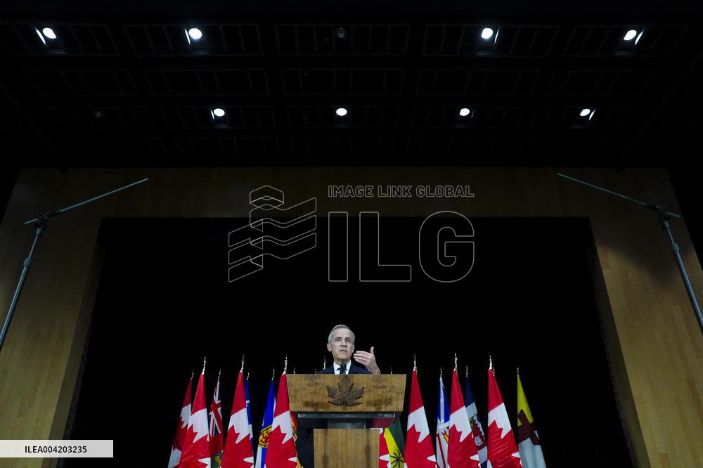 PM Mark Carney At The First Ministers Meeting - Canada