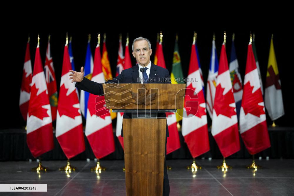 PM Mark Carney At The First Ministers Meeting - Canada