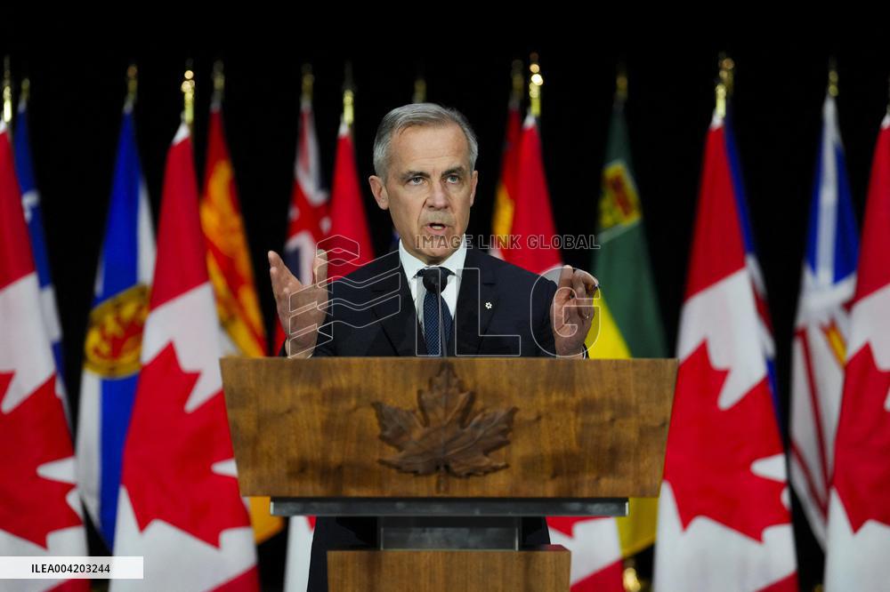 PM Mark Carney At The First Ministers Meeting - Canada