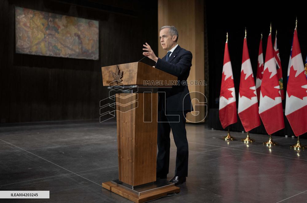 PM Mark Carney At The First Ministers Meeting - Canada