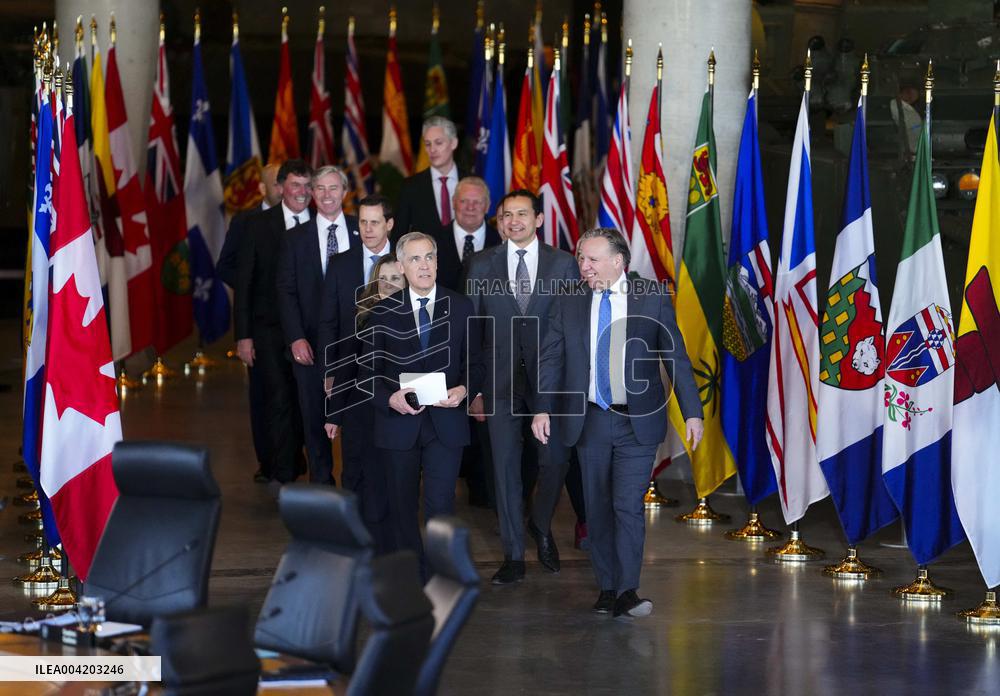 PM Mark Carney At The First Ministers Meeting - Canada