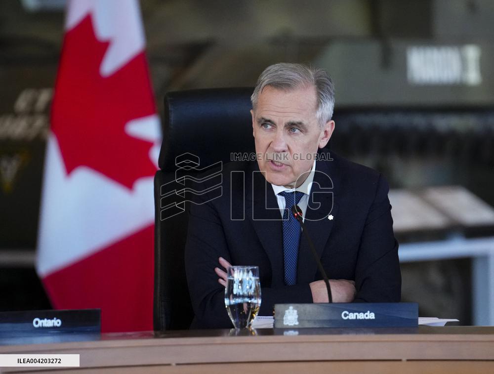 PM Mark Carney At The First Ministers Meeting - Canada