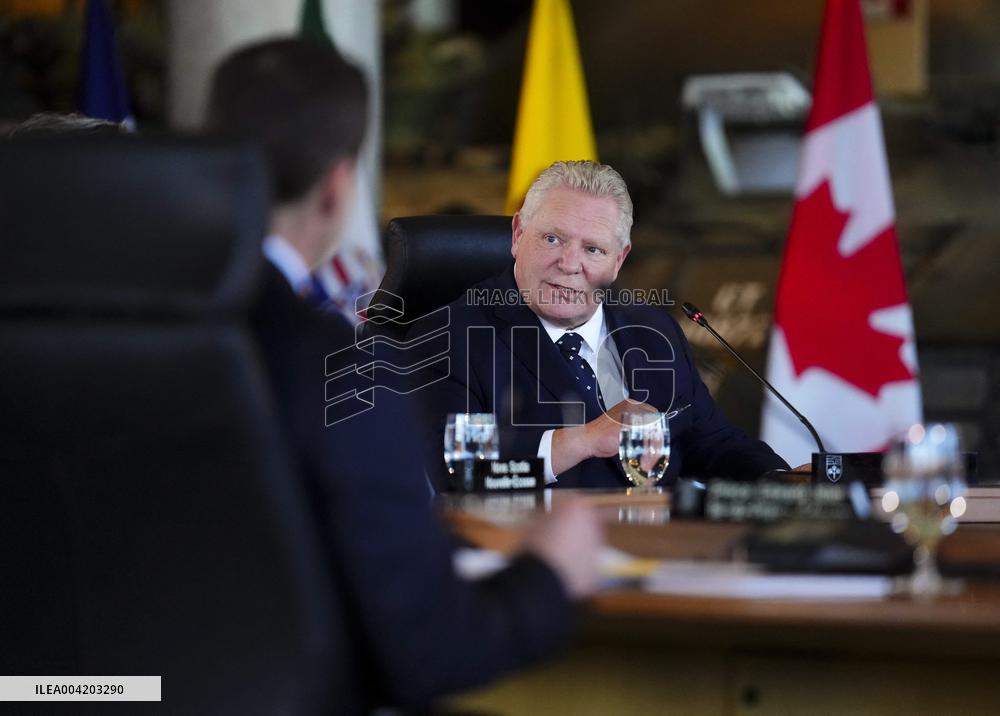 PM Mark Carney At The First Ministers Meeting - Canada