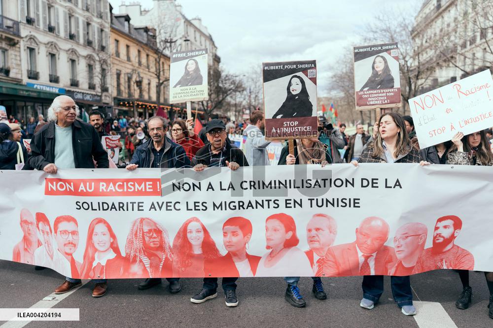 Demonstration Against Racism and Fascism - Paris AJ