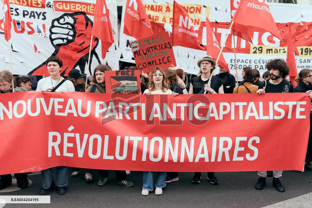 Demonstration Against Racism and Fascism - Paris AJ