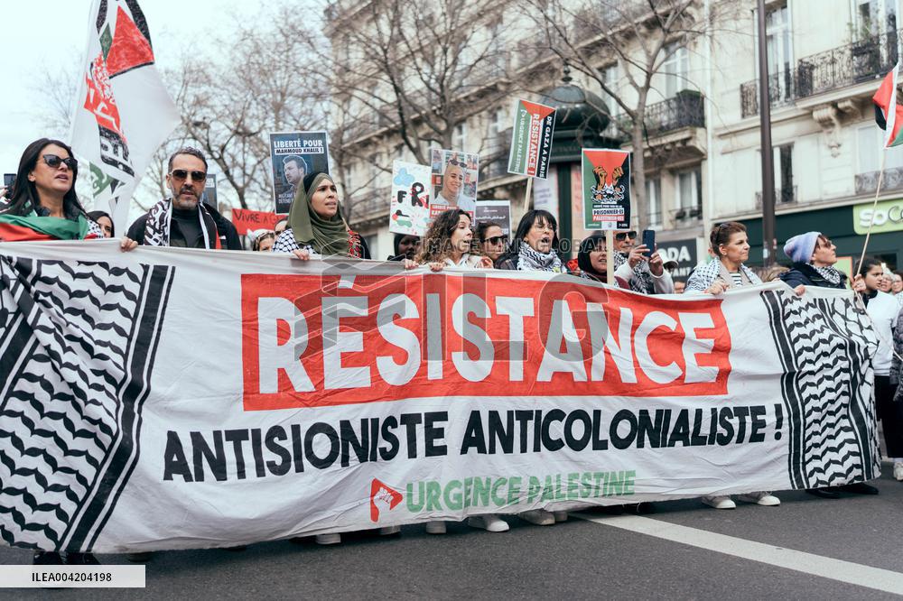 Demonstration Against Racism and Fascism - Paris AJ