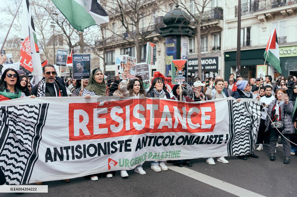 Demonstration Against Racism and Fascism - Paris AJ