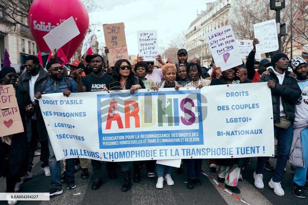 Demonstration Against Racism and Fascism - Paris AJ