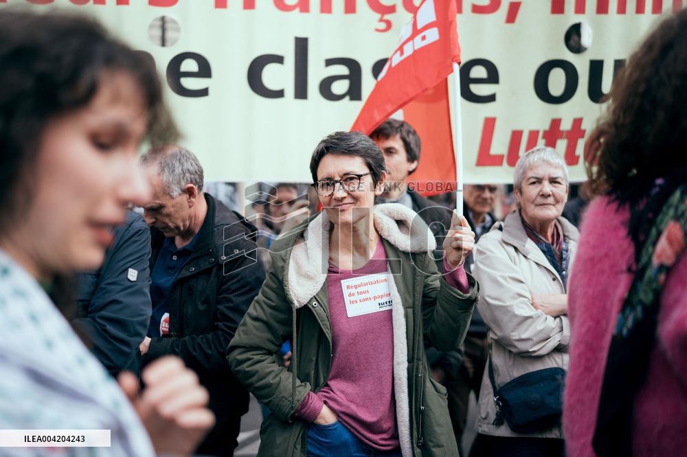 Demonstration Against Racism and Fascism - Paris AJ