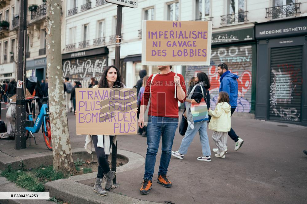 Demonstration Against Racism and Fascism - Paris AJ