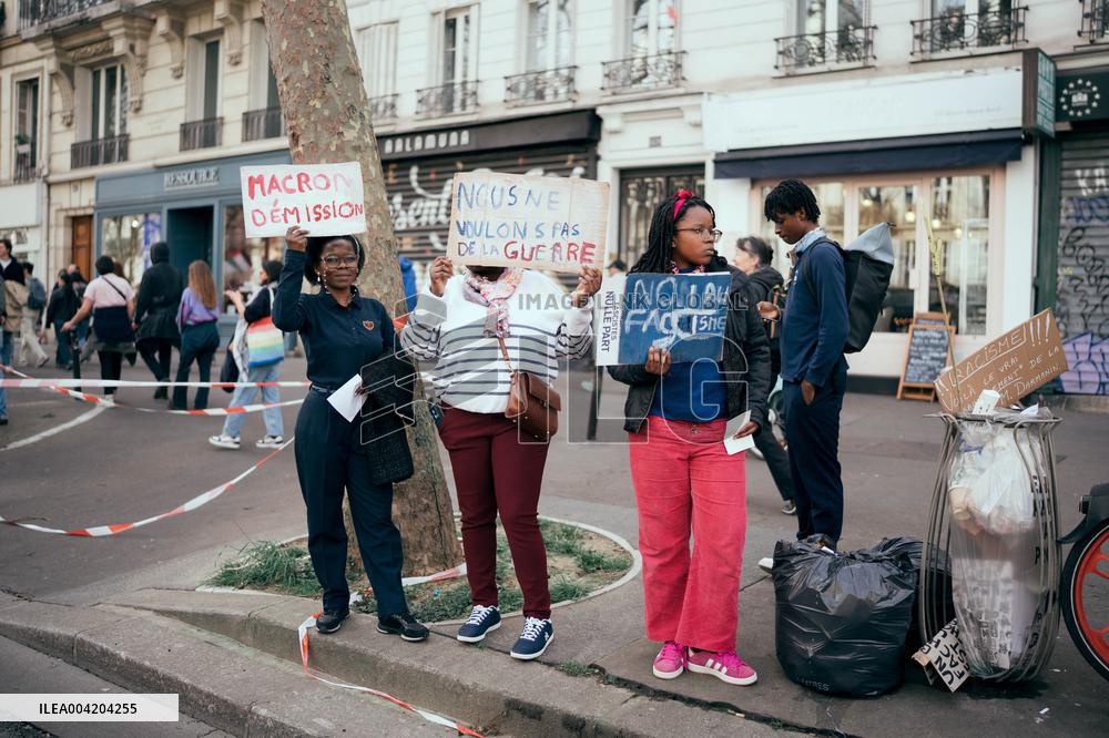 Demonstration Against Racism and Fascism - Paris AJ