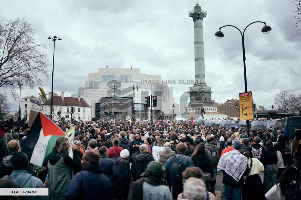 Demonstration Against Racism and Fascism - Paris AJ