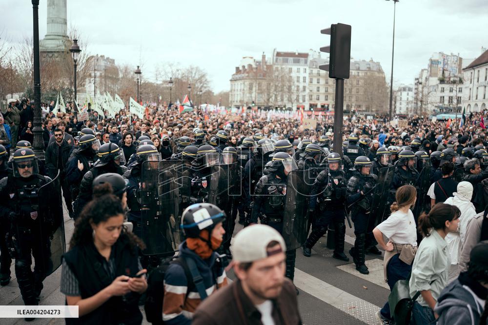 Demonstration Against Racism and Fascism - Paris AJ