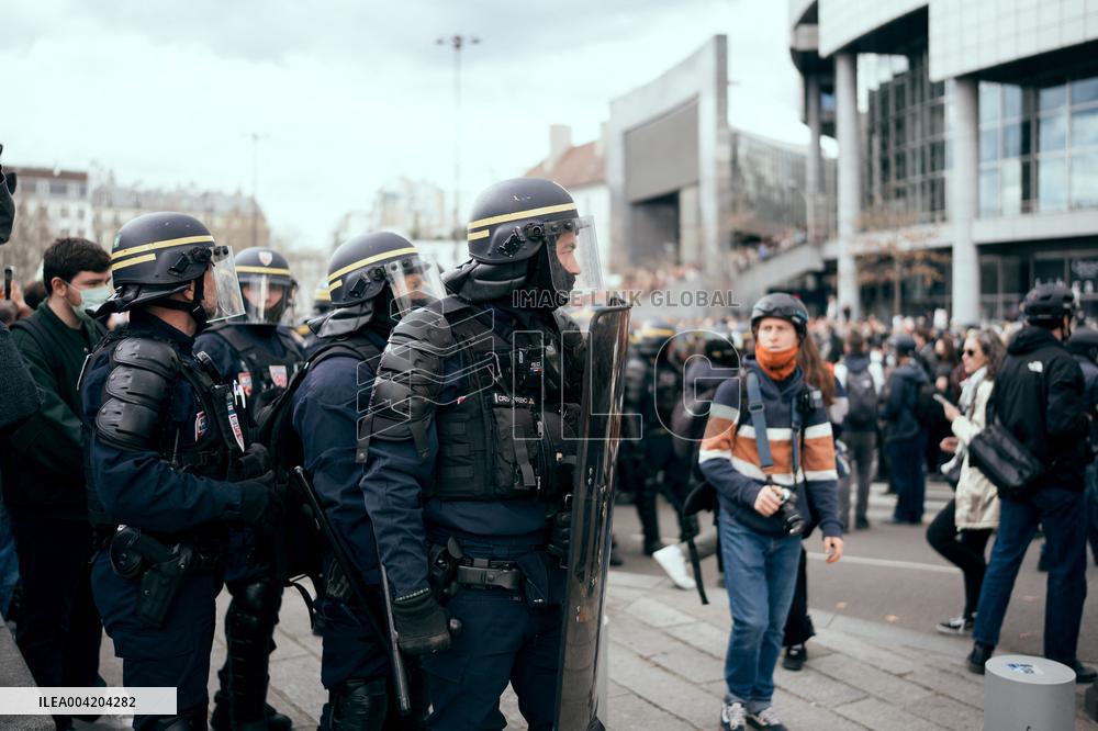 Demonstration Against Racism and Fascism - Paris AJ