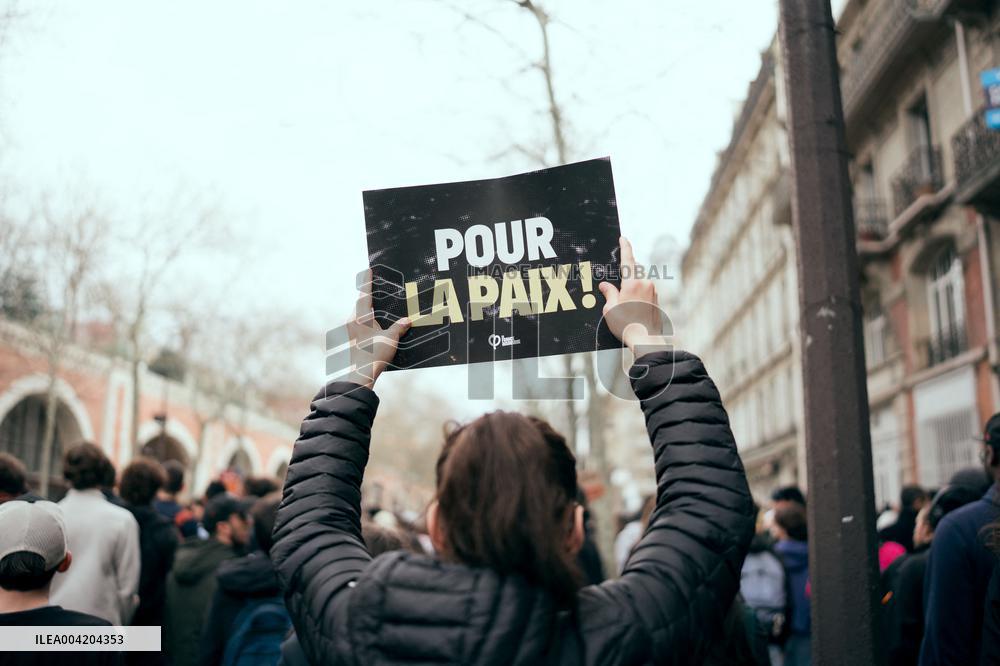 Demonstration Against Racism and Fascism - Paris AJ