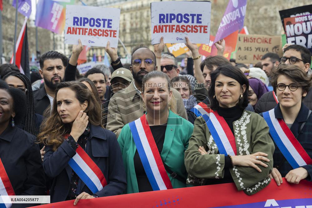 March Against Racism In Paris