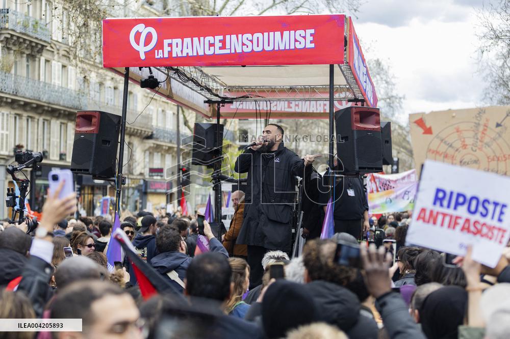 March Against Racism In Paris
