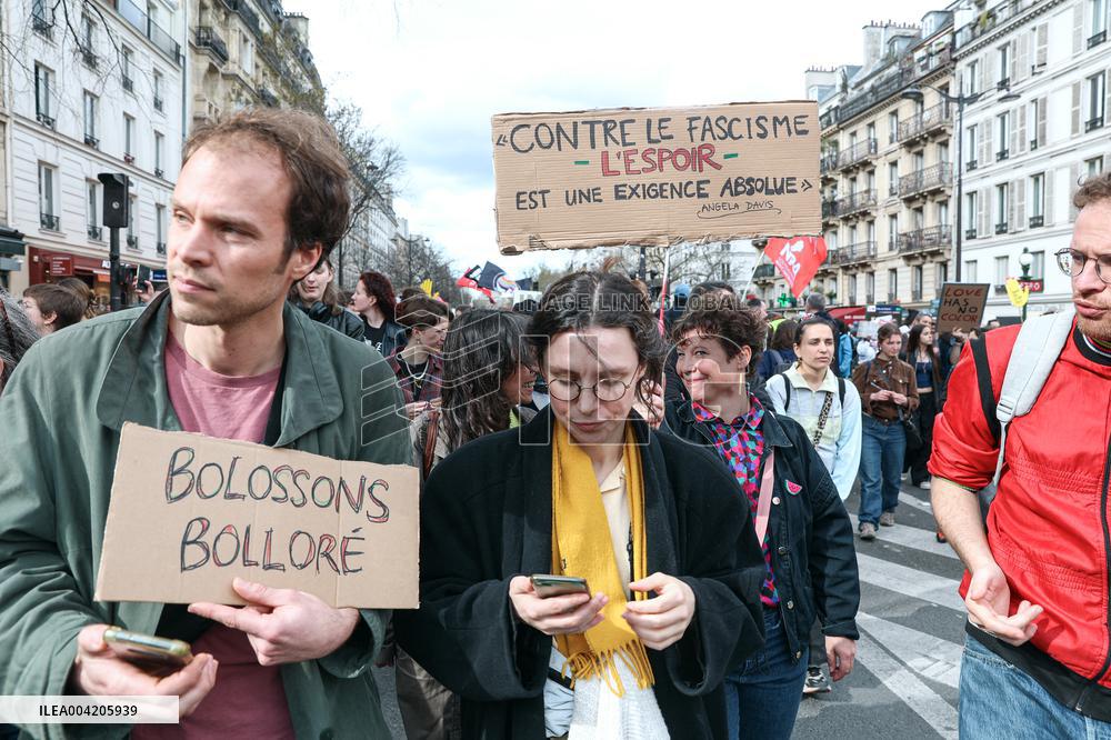 March Against Racism In Paris