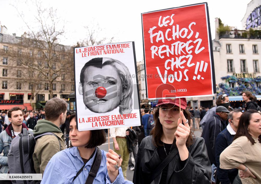 March Against Racism In Paris