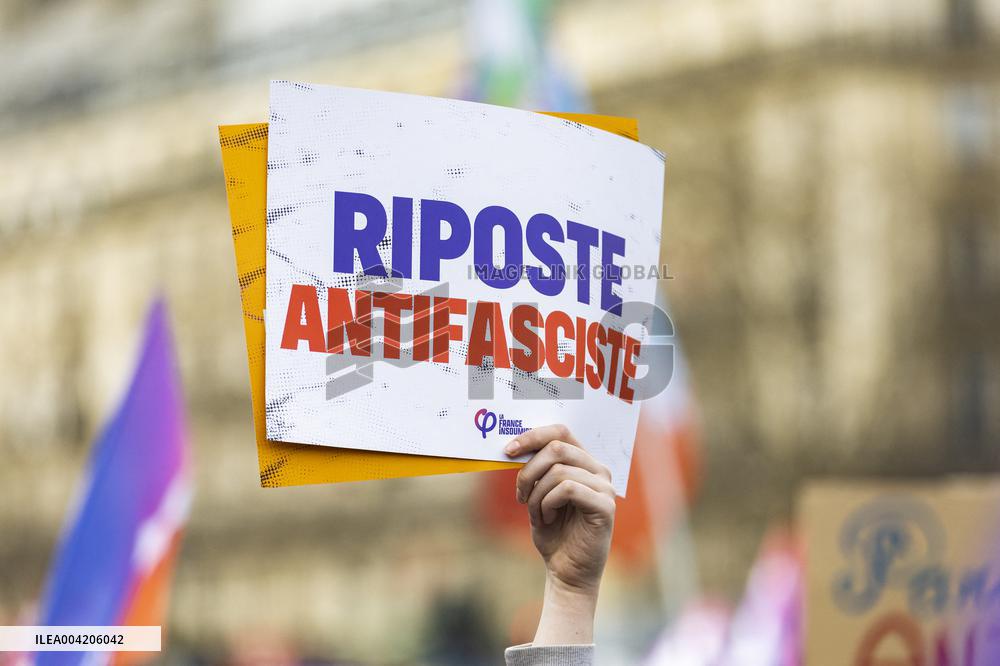 March Against Racism In Paris