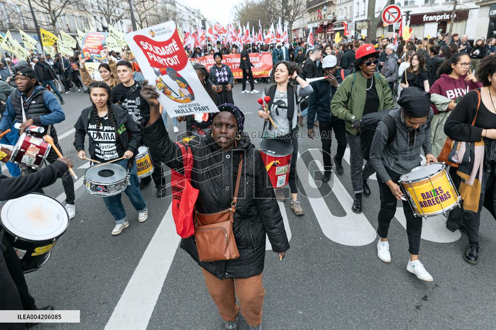 March Against Racism In Paris