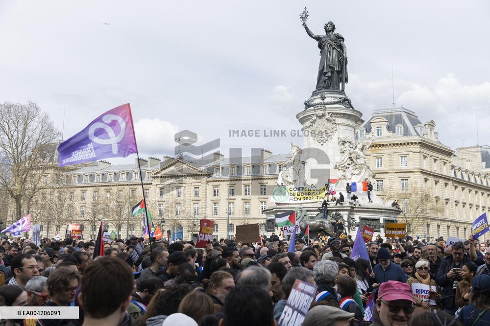 March Against Racism In Paris