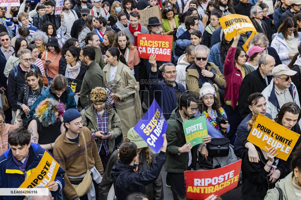 March Against Racism In Paris