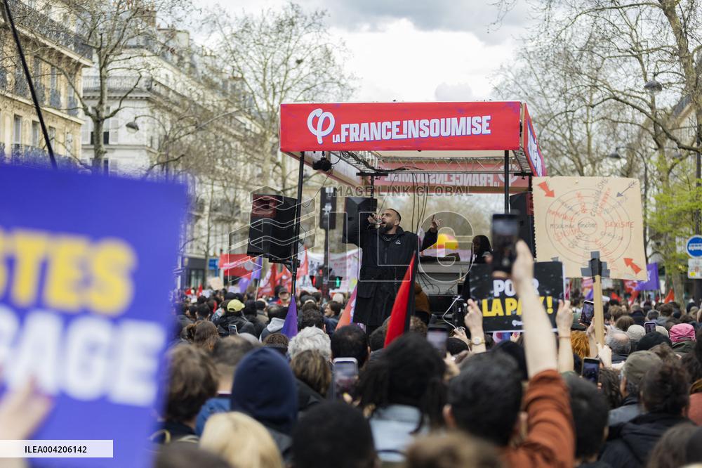 March Against Racism In Paris