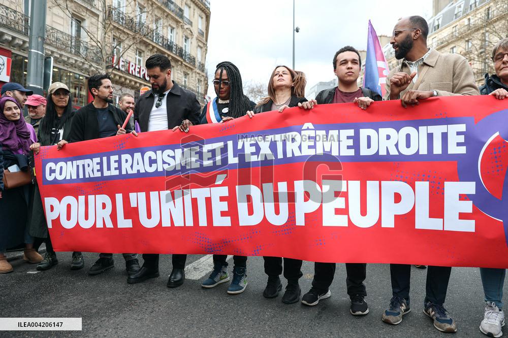 March Against Racism In Paris