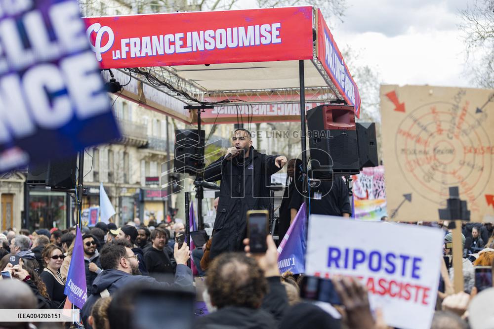 March Against Racism In Paris