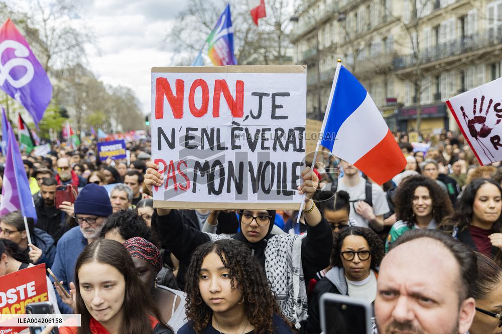 March Against Racism In Paris