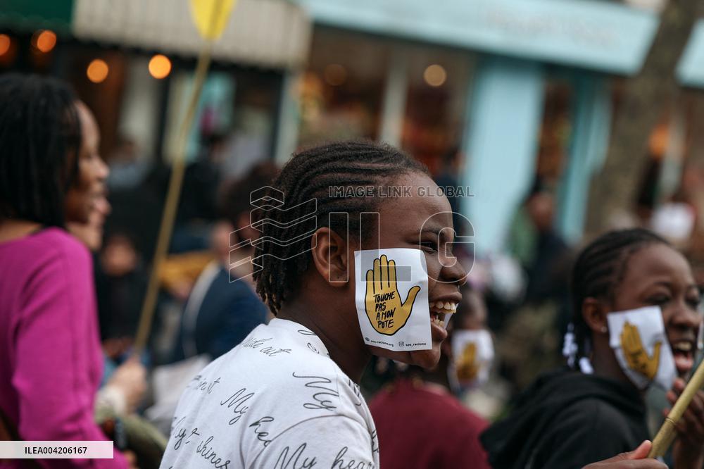 March Against Racism In Paris