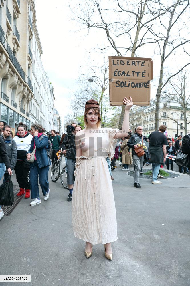 March Against Racism In Paris