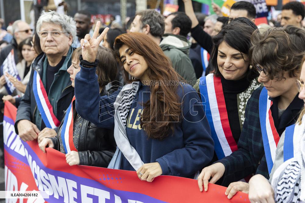 March Against Racism In Paris